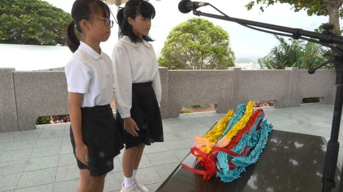 戦後81年　旧日本海軍司令部壕で慰霊祭　大田實司令官らが自決し海軍の組織的戦闘が終結|TBS NEWS DIG