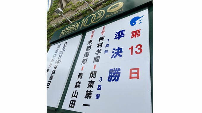 【高校野球】準決勝はともに激闘！劇的な幕切れで初めての決勝進出『関東第一』　鮮やか逆転で粘る青森山田を振り切った『京都国際』|TBS NEWS DIG