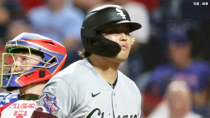 村上宗隆、初球宴初打席は160km超え剛腕に空三振　7回に“7番・一塁”で守備から出場　同僚バルガスの一発には笑顔|TBS NEWS DIG