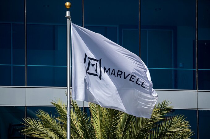 グーグルとマーベル、半導体で提携拡大－最大122億ドルのワラントも