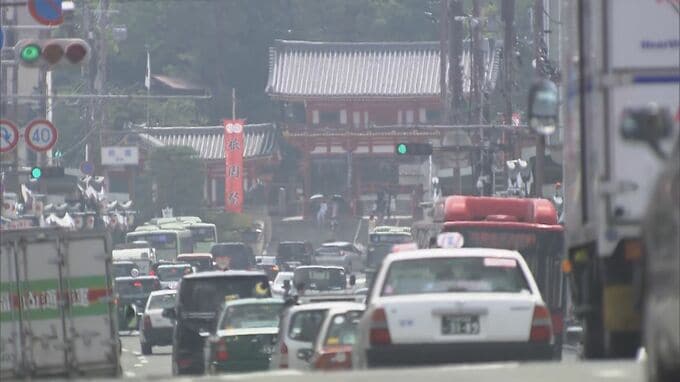 【速報】今年の近畿で最も高い気温を観測　京都市で38.8℃　23日は40℃の「酷暑日」予想|TBS NEWS DIG