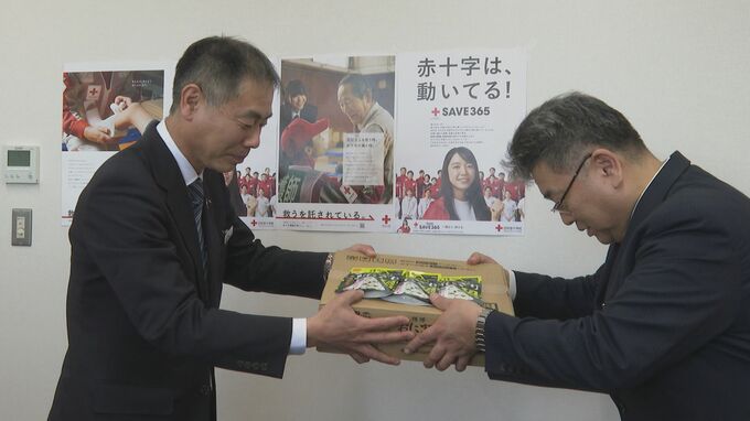 「市民の皆さんに安心してすごしてほしい」山口ダイハツ販売が下関市に災害用食料を寄付　|　山口のニュース・天気・防災｜tys NEWS｜ｔｙｓテレビ山口