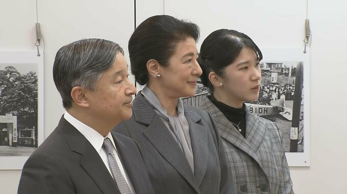 天皇ご一家　戦時中の写真展鑑賞　「戦後80年」訪問締めくくり　次世代の語り部らに質問重ね|TBS NEWS DIG