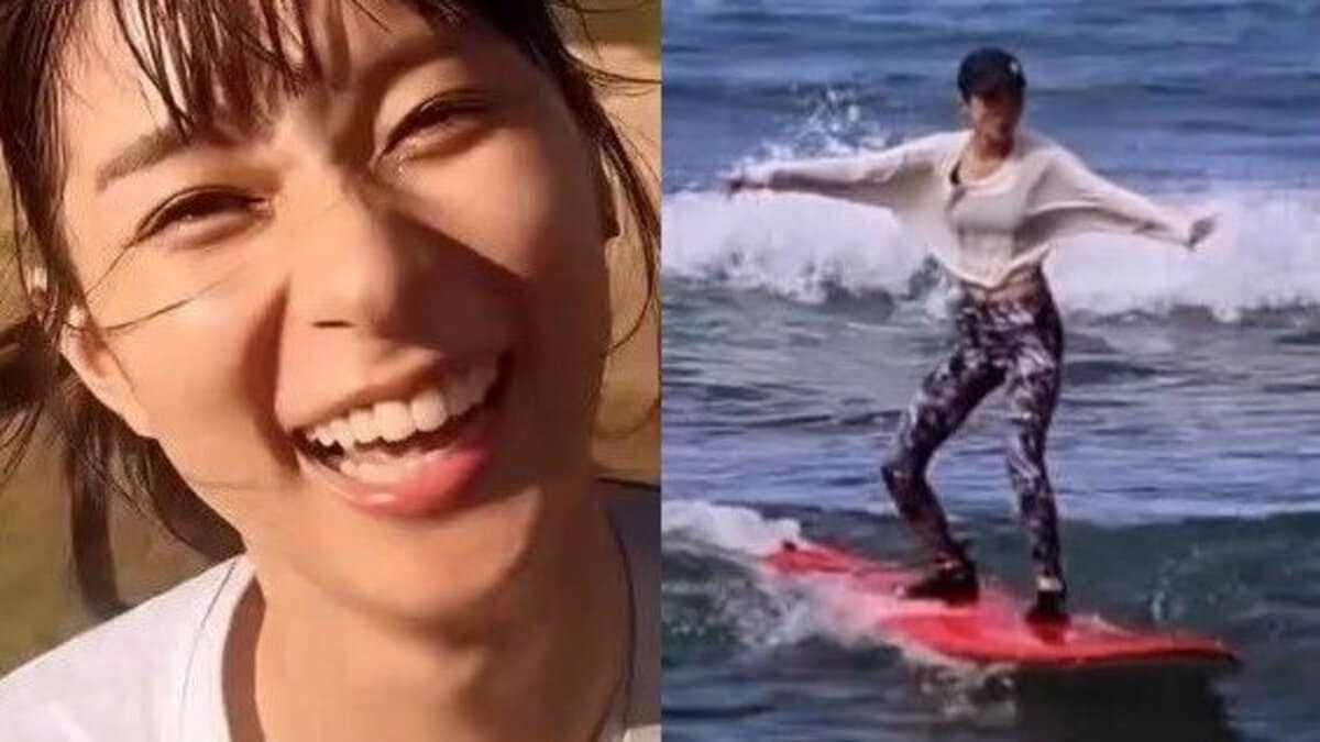 芳根京子】サーフィン・トレッキング・花火等々でハワイ満喫 動画を