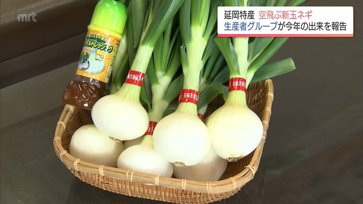 みずみずしさとほのかな辛み 延岡特産「空飛ぶ新玉ネギ」をPR | MRT