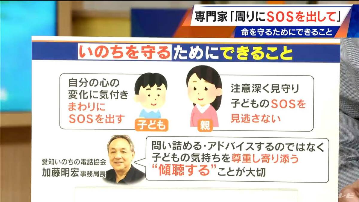 子どもの自殺… 9月1日に増加 こども政策担当大臣が三重県知事に対策要請 専門家｢周りにSOSを｣ 子どもの命を守るためにできることは？