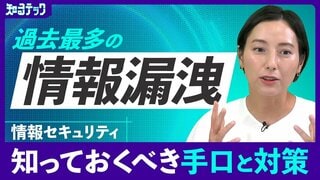 過去最多…2023年は4090万人分の個人情報が漏えい 「自分は大丈夫、は大丈夫じゃない」専門家が指摘するサイバー攻撃の実態と対策【知るテック#1】| TBS CROSS DIG with Bloomberg