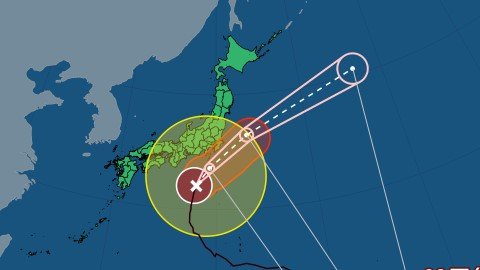 【台風情報】大型で強い台風25号21日（月・祝）昼過ぎから夜遅くにかけ関東甲信地方にかなり接近見込み　関東甲信と東海は線状降水帯発生の可能性も|TBS NEWS DIG