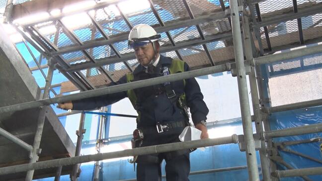 ホテル「御宿野乃高知」建設現場で労災防止パトロール、転落・転倒対策を確認　高知県内では今年4人が労働災害で死亡、うち3人が建設業|TBS NEWS DIG