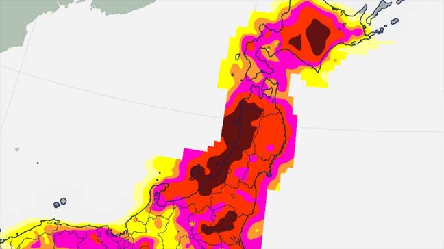 【大雨情報】北日本～西日本は８日にかけ大気の状態が非常に不安定　富山県と石川県は７日昼過ぎにかけ線状降水帯が発生し大雨災害発生の危険度が急激に高まる可能性【雨と風のシミュレーション・発雷確率】|TBS NEWS DIG