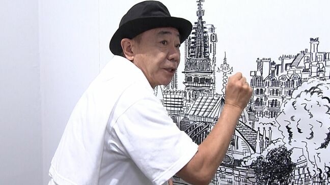 「木梨憲武展ーTOUCH」木梨さん自らが作品の見どころを解説「俺の絵は枯れないから」【第1回/全3回シリーズ】|TBS NEWS DIG