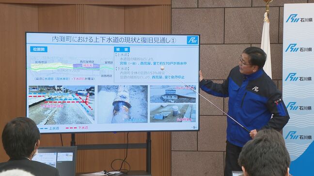 液状化被害の内灘町 断水復旧の見通しは…|TBS NEWS DIG