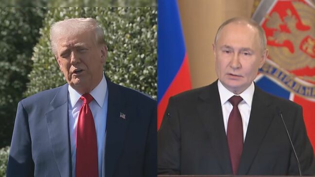 トランプ氏・プーチン氏　18日に電話会談へ　ウクライナでの30日間の一時停戦案をめぐり議論|TBS NEWS DIG