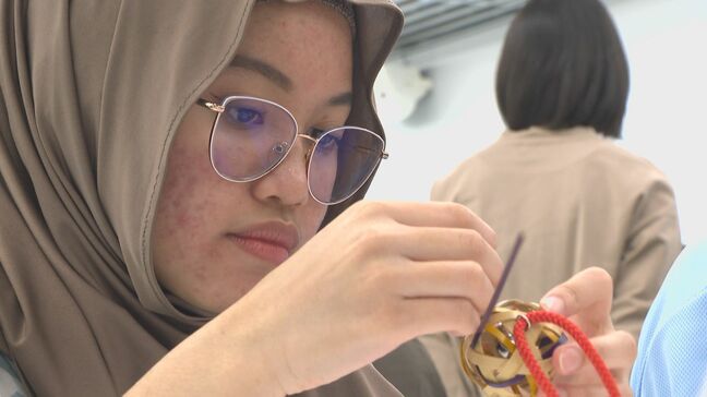 留学生が竹鈴づくりに挑戦　立命館アジア太平洋大学　大分|TBS NEWS DIG