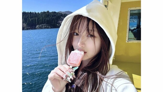 【 辻希美・長女 】希空　「家族7人で初めての旅行だった幸せ」　箱根を満喫　船上でアイスを頬張る　オフショット公開|TBS NEWS DIG