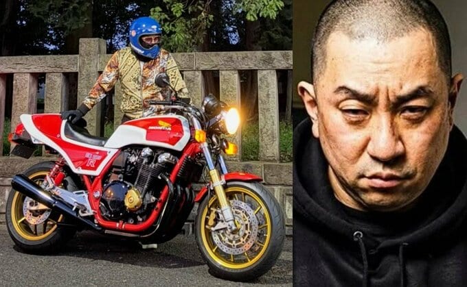 【 レイザーラモンRG 】　愛車のバイクと２ショット　「30年前のCIBIEのライトの優しい光…。」「"いつか…お前をもう一度輝かせる…必ず…"と箱付きで残しといてよかった…」|TBS NEWS DIG