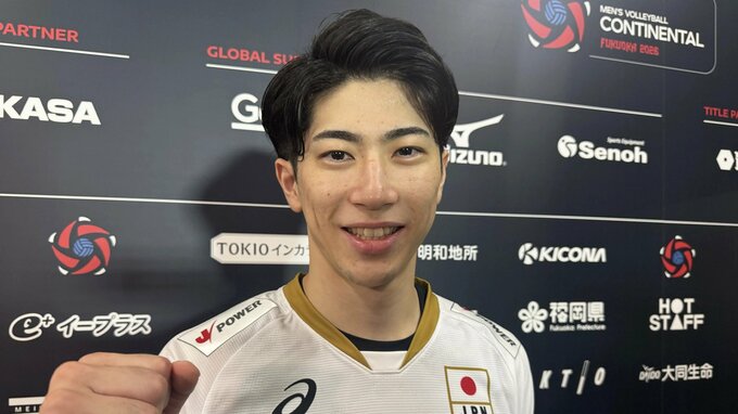 バレー男子日本代表・司令塔の河東祐大、代表デビュー戦は「楽しんでバレーボールができました」【アジア選手権】|TBS NEWS DIG