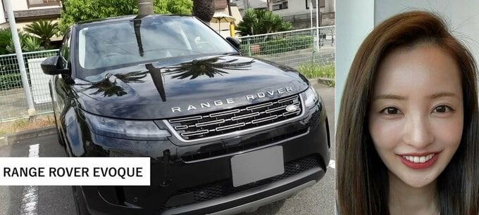【 板野友美 】　英国の高級ＳＵＶ「レンジローバー イヴォーク」で江の島ドライブ　「新車を買いました！」　内装は「グレーホワイトみたいなお色です」|TBS NEWS DIG