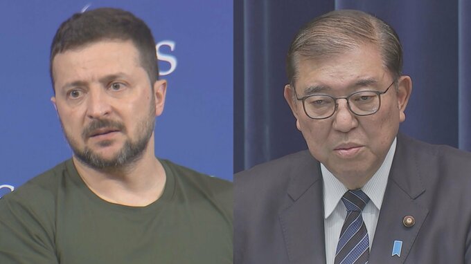 石破総理がゼレンスキー大統領と電話会談 「ウクライナと共にある」との姿勢は不変と強調|TBS NEWS DIG