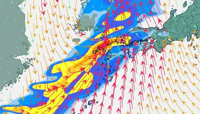 【気象庁・週間予報】週末にかけて西日本で大雨予報　警報級となるおそれも　お花見はいつがおすすめ？【4月4日(土)にかけての雨風シミュレーション】|TBS NEWS DIG