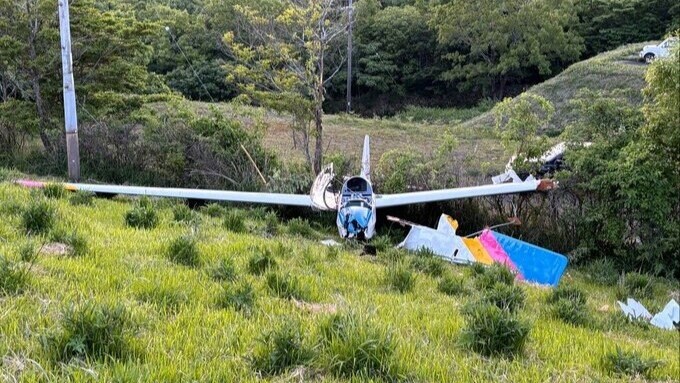 【速報】グライダーが公園に墜落し1人けが 　福岡県の20代大学生か　 熊本・産山村　|　熊本のニュース｜RKK NEWS｜RKK熊本放送