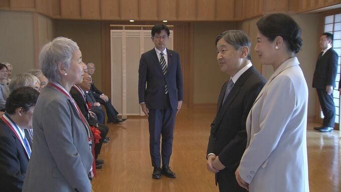 天皇皇后両陛下　医療功労賞の受賞者と面会　離島などで活動する医療関係者を労われる|TBS NEWS DIG