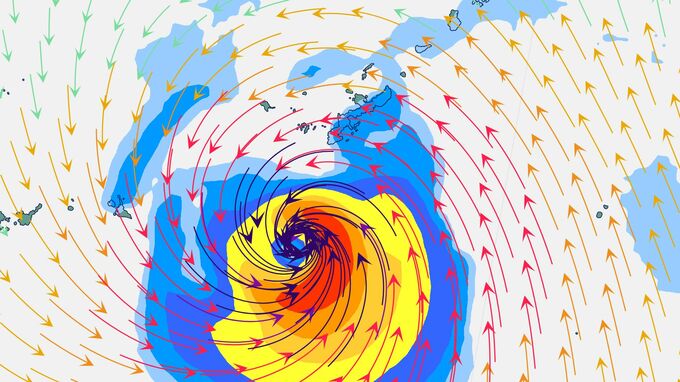 【台風情報】台風26号(スリゲ)は沖縄の南に　最大瞬間風速60メートルに発達見込み　週末の進路はどうなる？進路予想、雨風シミュレーション、全国の天気を画像で　　|　山形のニュース│TUYテレビユー山形