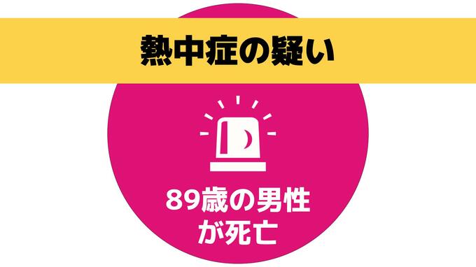 【速報】熱中症の疑いで89歳の男性が死亡　農作業に倒れたか|TBS NEWS DIG