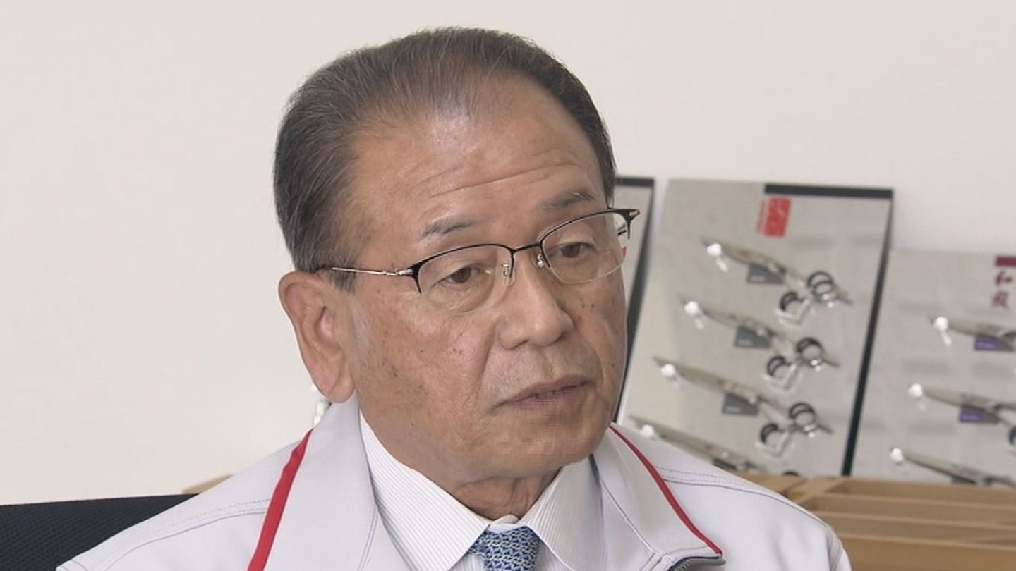 秋の褒章 “関の刃物”で産業振興 関刃物産業連合会長に｢藍綬褒章｣ 高品質ハサミの技術革新や市場拡大に尽力 受章は東海3県の68人1団体