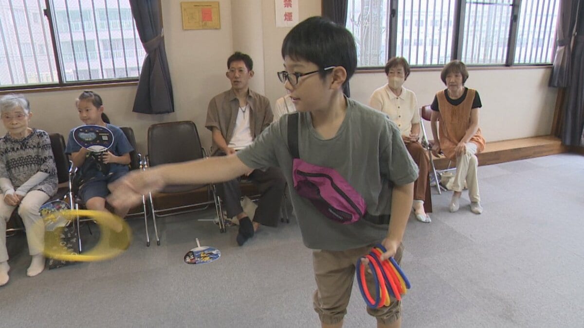 「難しかったけど楽しかった」輪投げ大会　夏休みの子どもなどが参加　山梨・市川三郷町