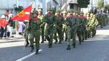 奄美大島の陸・海・空自衛隊が行進 瀬戸内分屯地開設6年記念で地元瀬戸内町パレード | 鹿児島のニュース|MBC NEWS|南日本放送