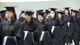 ノートルダム清心女子大学でフッド授与式　伝統の“グースステップ”で　東京デフリンピック金メダリストの片山結愛選手も【岡山】|TBS NEWS DIG