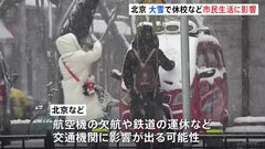 中国・北京で大雪予想　市内の小・中学校が休校に| TBS CROSS DIG with Bloomberg