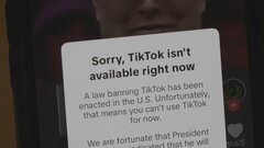 米でTikTok規制法が発効　サービス停止で利用できない状態に| TBS CROSS DIG with Bloomberg