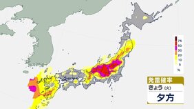 晴れて夏日続く所も　午後は天気の急変に注意　内陸中心に急な強い雨や雷雨のおそれ|TBS NEWS DIG