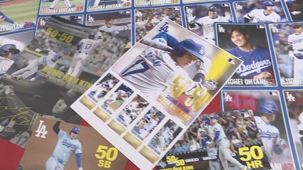 日本郵便、大谷翔平選手の「50本塁打、50盗塁」などを記念した切手