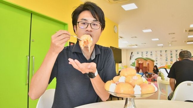 「ももももももももももパフェ」旬のモモ10個使用　夏限定の冷たいスイーツが登場　山梨・道の駅なんぶ|TBS NEWS DIG