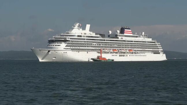 日本船籍としては最大級! 豪華客船「飛鳥Ⅲ」が七尾港に初入港|TBS NEWS DIG