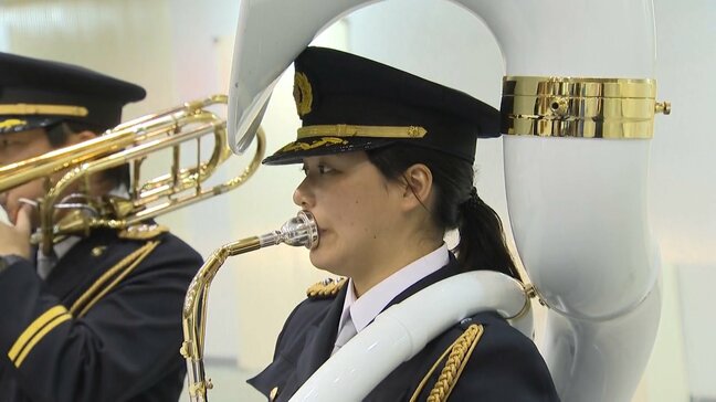 ”県民との音の架け橋”に　福岡県警・音楽隊　チューバ担当の巡査長（27）に密着|TBS NEWS DIG