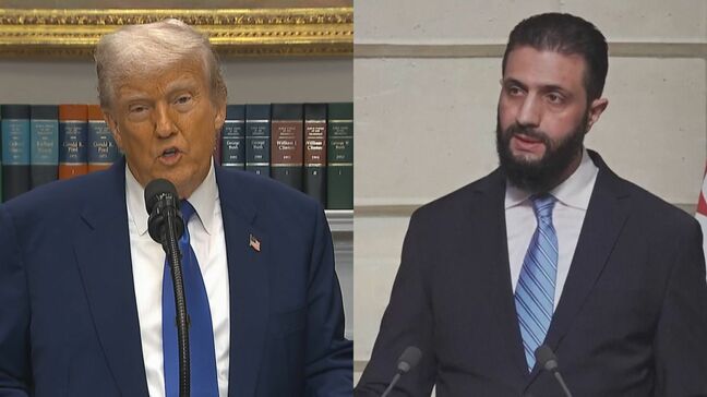 【速報】トランプ大統領とシリア暫定大統領が面会 25年ぶりの首脳接触|TBS NEWS DIG