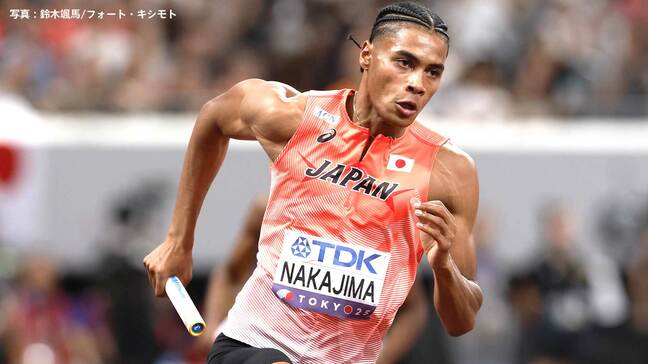 日本4×400mリレー 9大会連続世界陸上出場権獲得!3走の今泉が3位からトップへ、アンカー中島が好走、混合4×400mリレーは3位で0.07秒届かず|TBS NEWS DIG