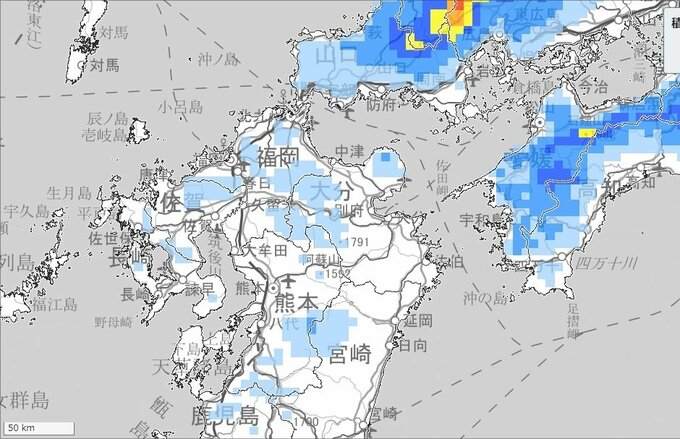 【大雪情報】三連休最終日も…九州北部では2大雪に注意・警戒を　山口県では警報級の大雪となる可能性【雪と雨のシミュレーション】|TBS NEWS DIG