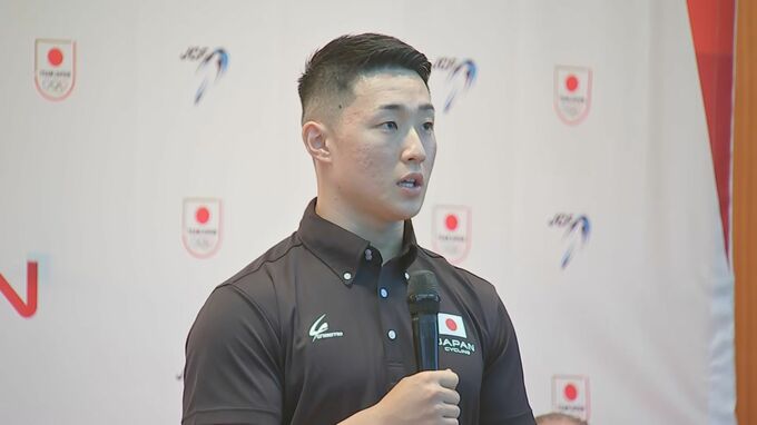 「メダルを取って帰ってこられるようがんばりたい」　自転車競技パリ五輪日本代表内定　岩手・花巻市出身の中野慎詞選手が会見で決意|TBS NEWS DIG