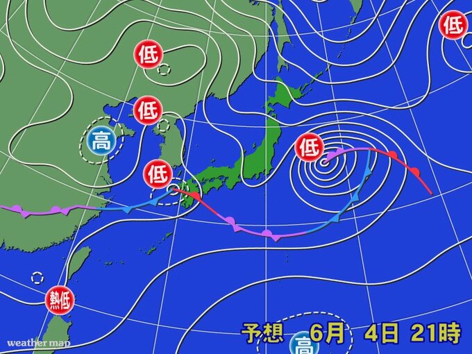 【台風のたまご】「熱帯低気圧」発生へ　6日（土）～8日（月）頃日本列島まとまった雨か　台風6号の次はどうなる？※雨と風のシミュレーション　|　RCC NEWS | 広島ニュース | RCC中国放送