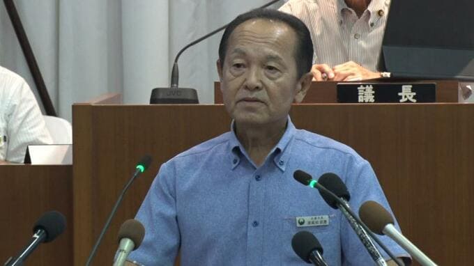 来年1月の名護市長選挙 渡具知武豊市長が出馬する意向を市議会で表明|TBS NEWS DIG