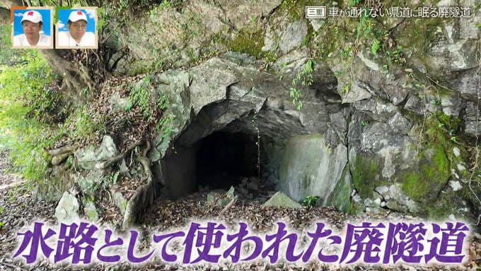 車が通れない県道に眠る“廃隧道”  県道745号はもともと水路だった？廃隧道の正体  道との遭遇|TBS NEWS DIG