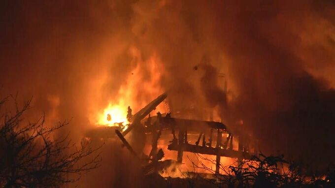 76歳男性が逃げ遅れ死亡 石川・中能登町で住宅全焼　|　石川県のニュース｜MRO北陸放送