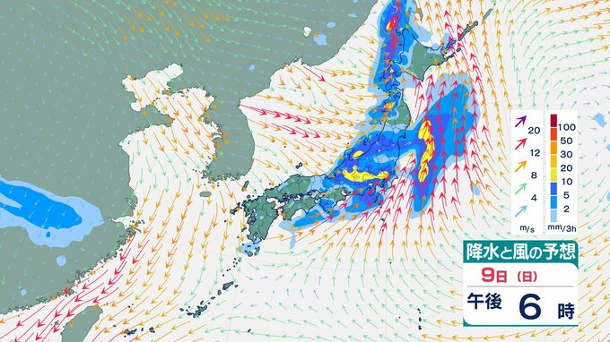 【気象情報】東北日本海側は雷を伴って強い雨が降り大雨となる所も　警報級の大雨となる可能性、警報級の北よりの風となる可能性も…【雨と風のシミュレーション】　|　富山のニュース｜天気・防災｜チューリップテレビ