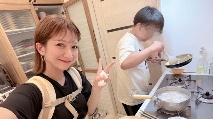 【 辻希美 】次男と仲良くクッキング「ソラは料理男子です」　寝不足で作った “愛情たっぷり弁当” も公開|TBS NEWS DIG