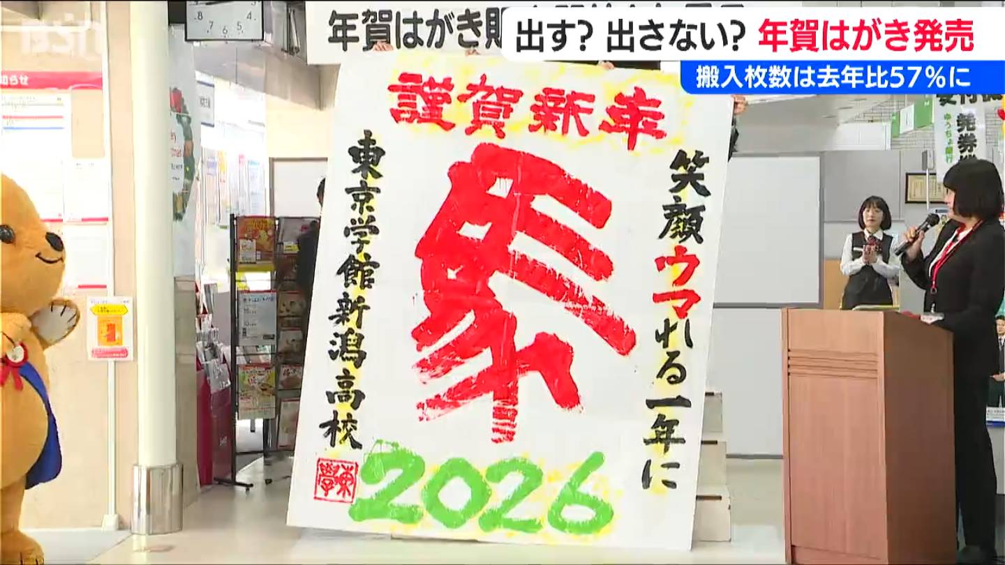 12/15迄●63円年賀状◆ハガキ◆未使用(2020年〜)[500枚セット売り] 年賀はがき販売スタート 発行枚数は去年比30.1％減、「年賀状をしま